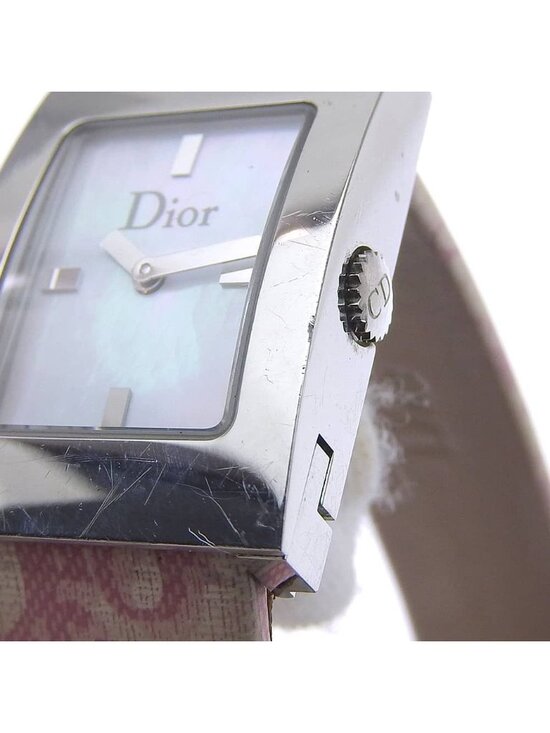 Dior Christian Maris Stainless Steel Leather Quartz Analog main image 8